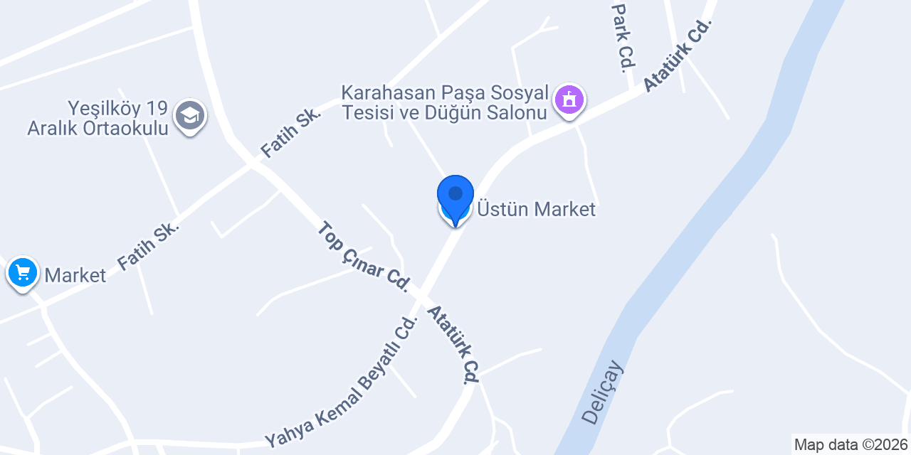 Üstün Market konumu
