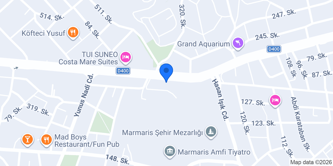 AVRASYA PİDE KÖFTE MARMARİS konumu
