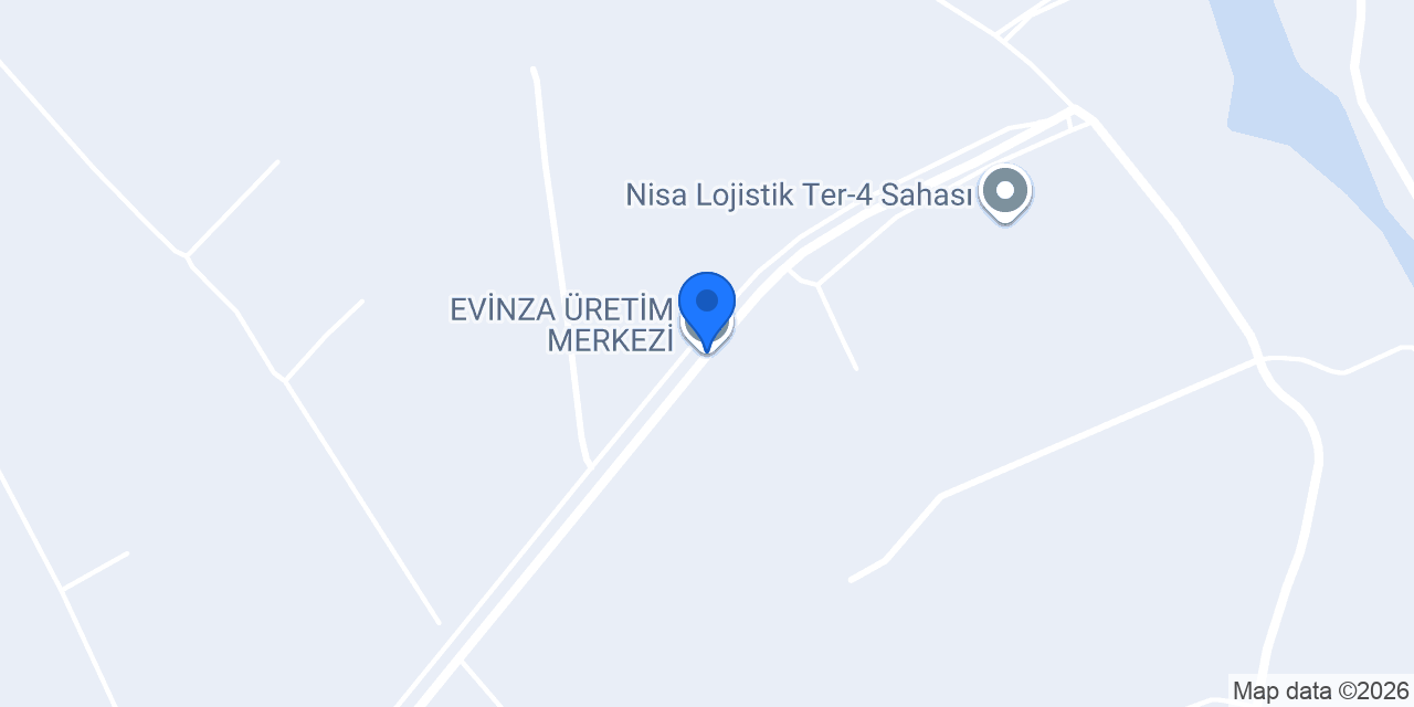 EVİNZA ÜRETİM MERKEZİ konumu