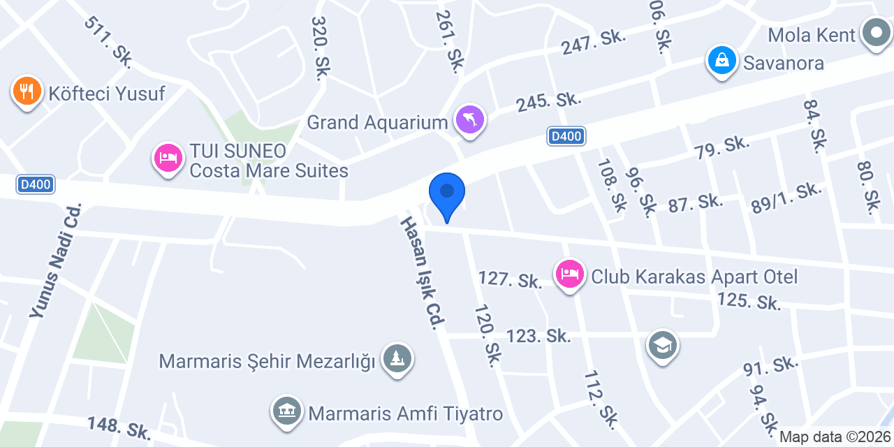 Marshall - Özdede Ticaret konumu