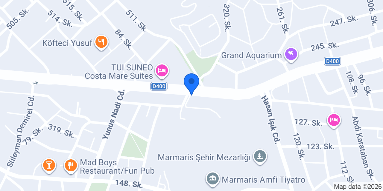 Hastane taksi konumu