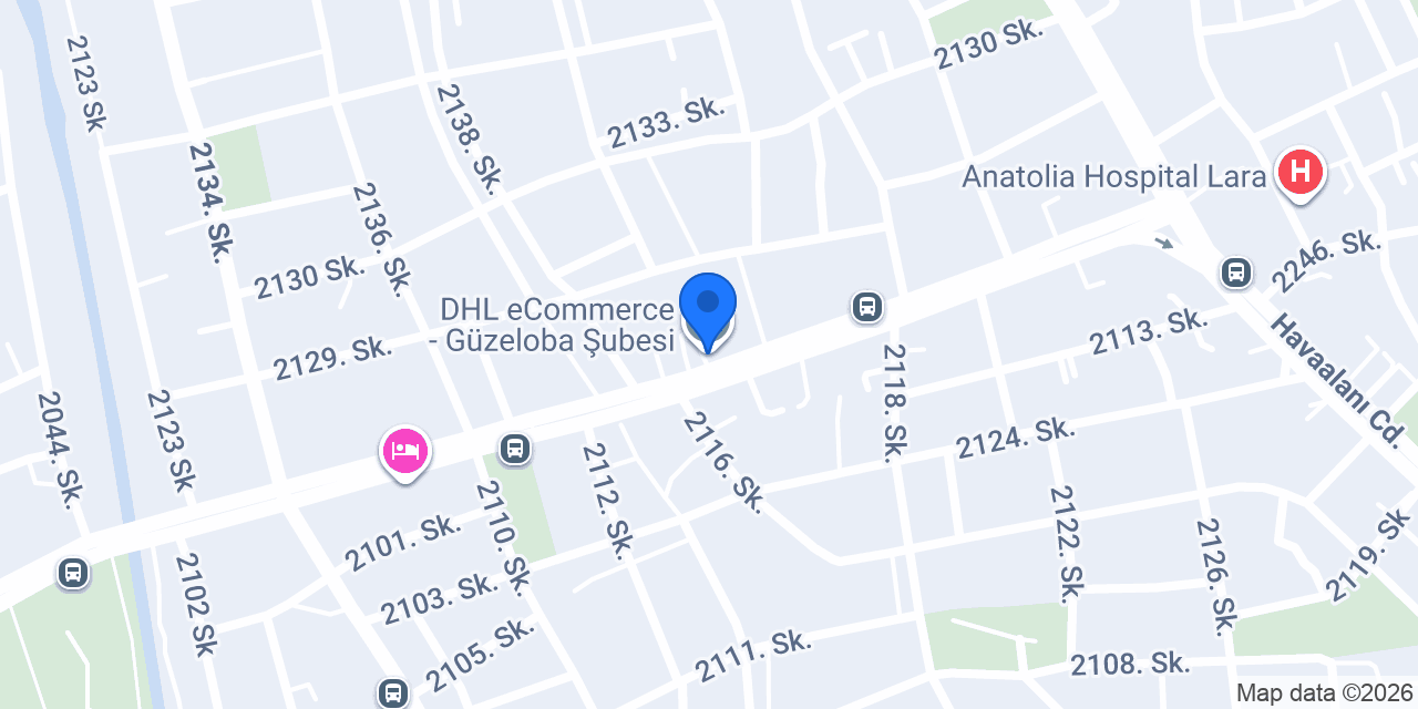 DHL eCommerce - Güzeloba Şubesi konumu