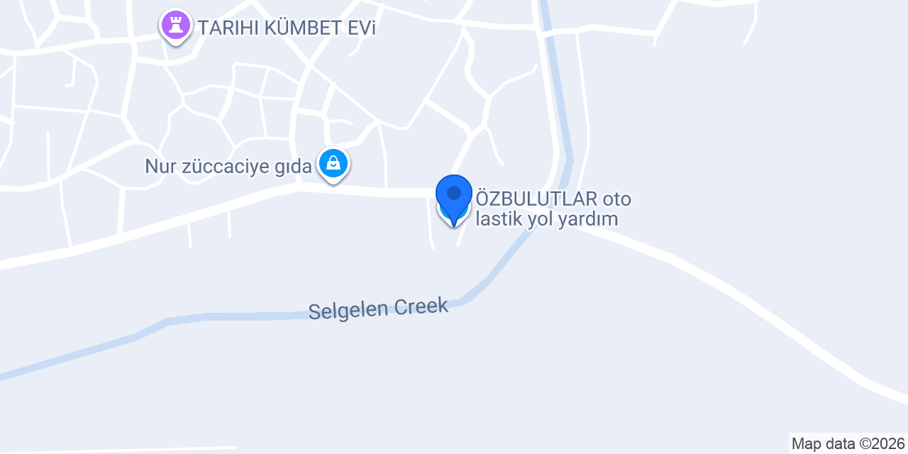ÖZBULUTLAR oto lastik yol yardım konumu