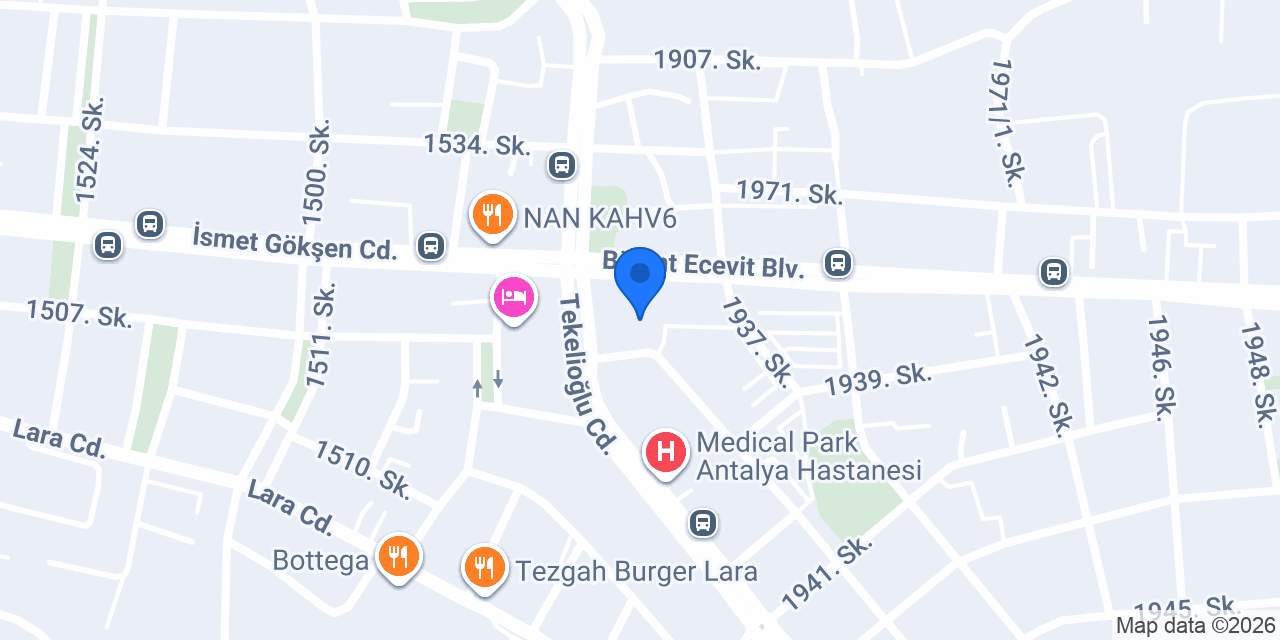 Mozanit Antalya konumu