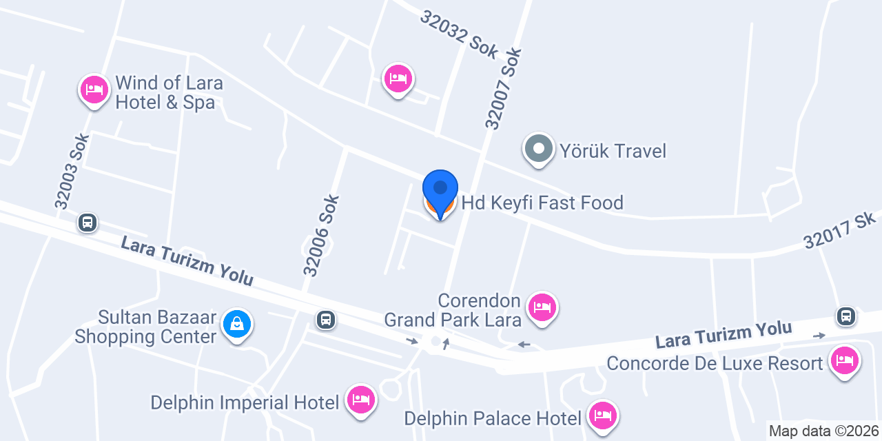 Hd Keyfi Fast Food konumu