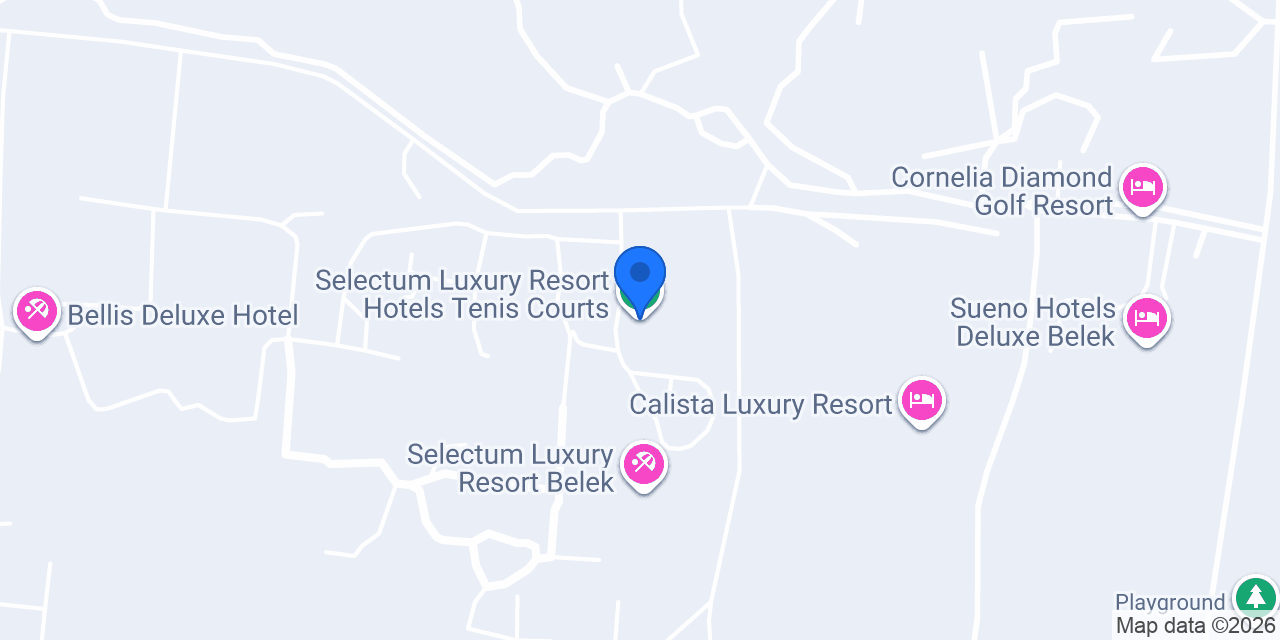 Selectum Luxury Resort Hotels Tenis Courts konumu