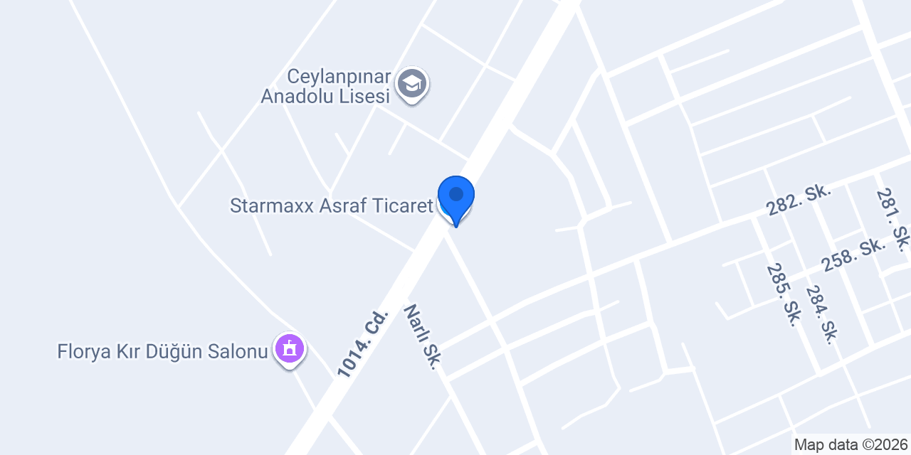 Starmaxx Asraf Ticaret konumu