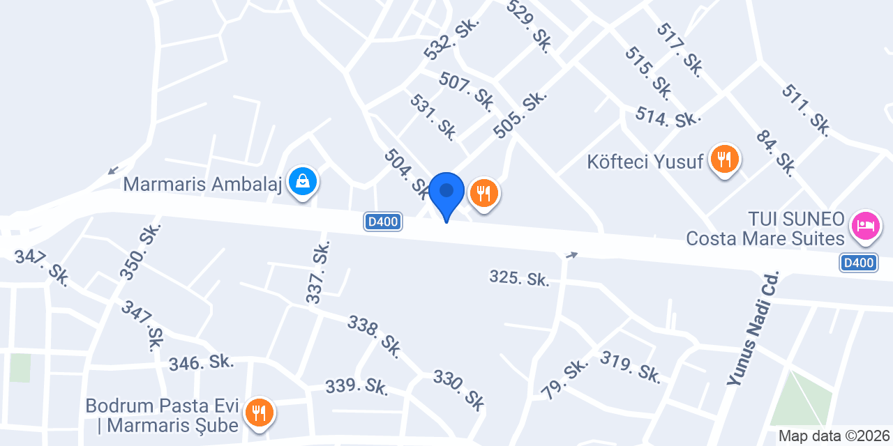 Ağaçlar Endüstriyel Mutfak konumu