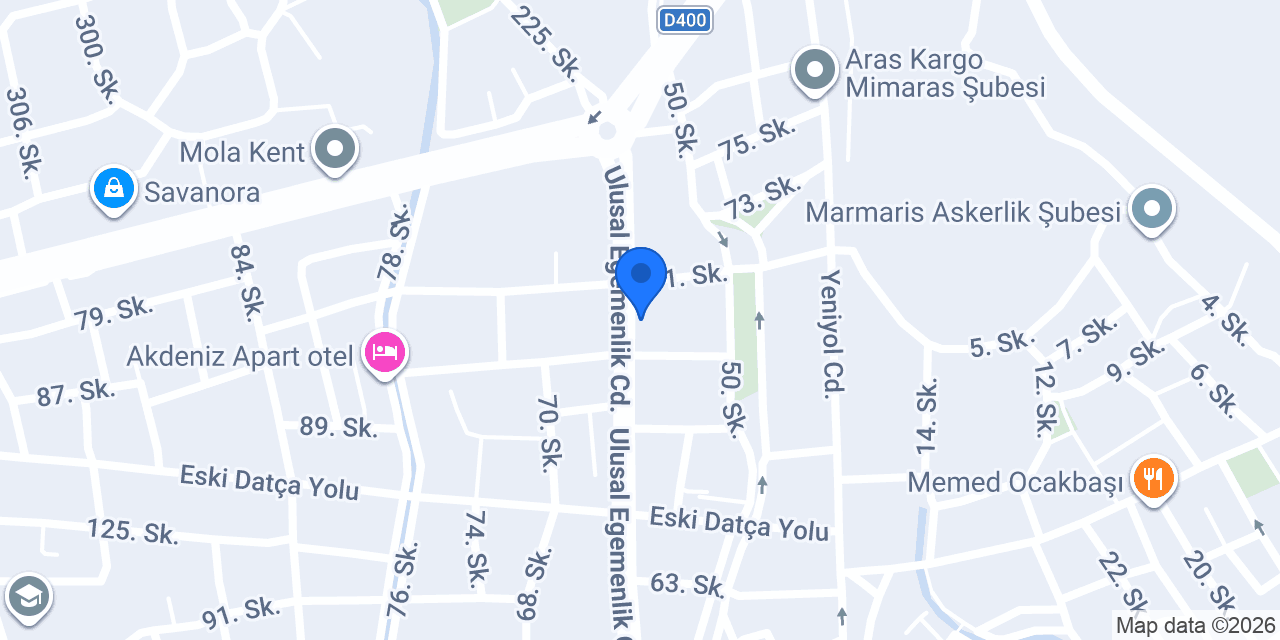 Şirinoğlu Faktoring Muğla Marmaris Şubesi konumu