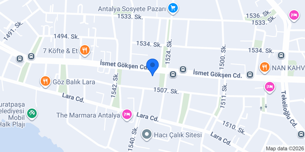 Op. Dr. Zühal Gül Özpınar konumu