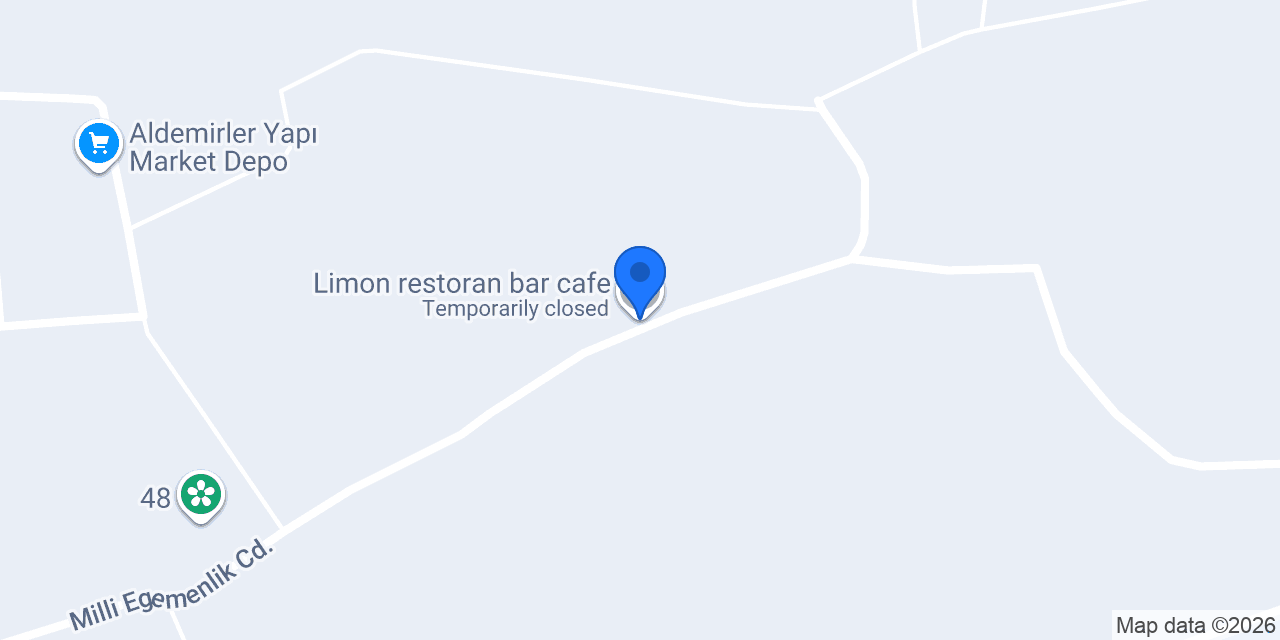 Limon restoran bar cafe konumu