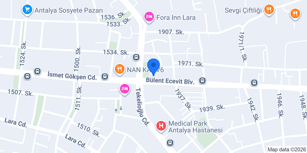 Avrupa Kuru Temizleme konumu