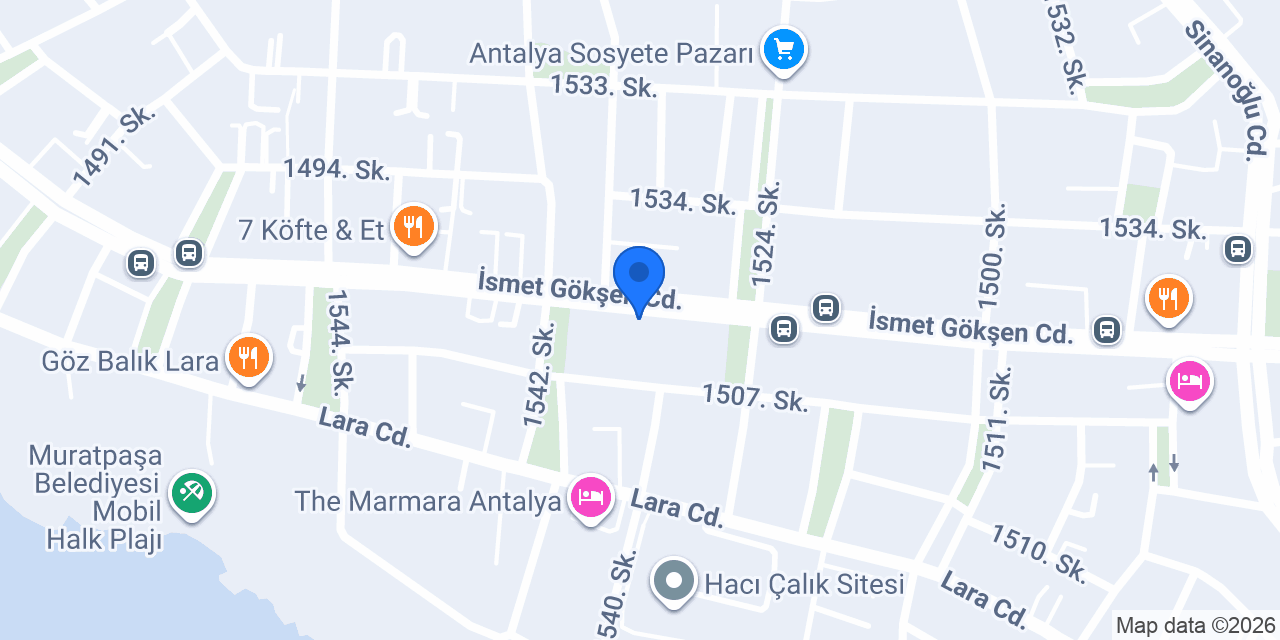 Kasap Şeref Lara konumu