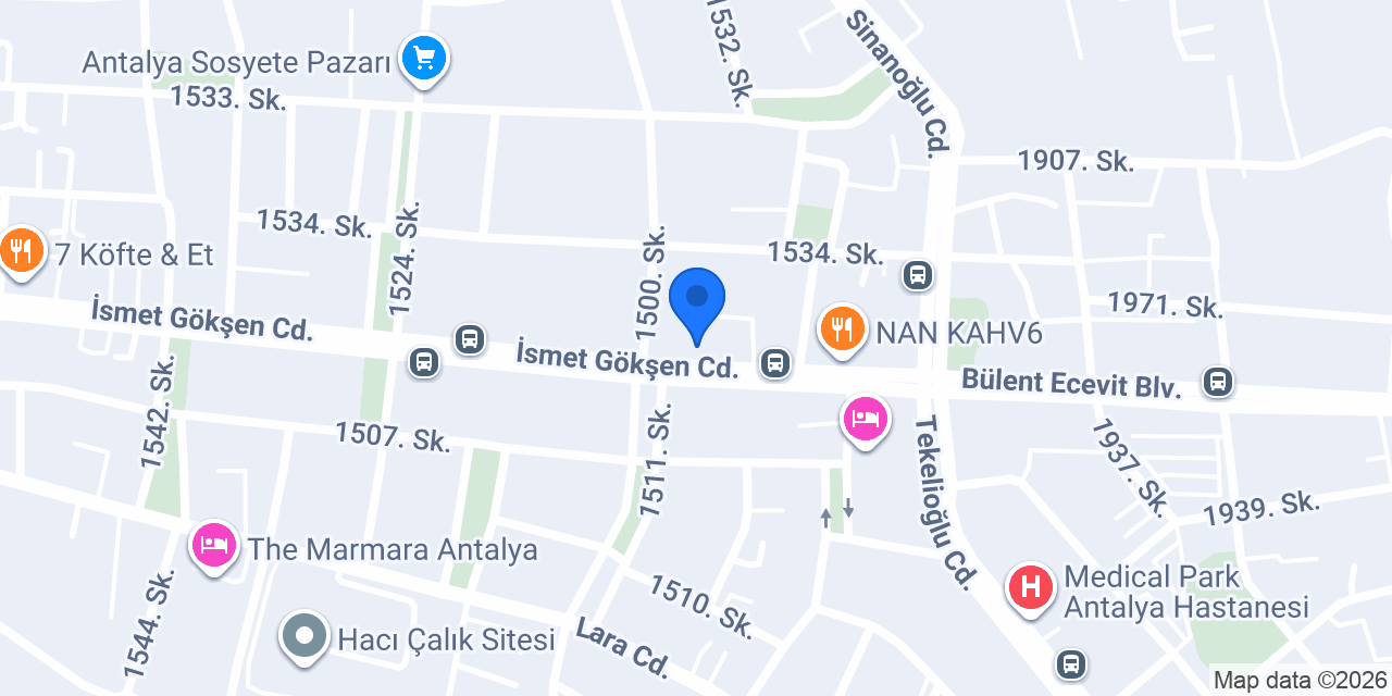 Antalya Kuyum konumu
