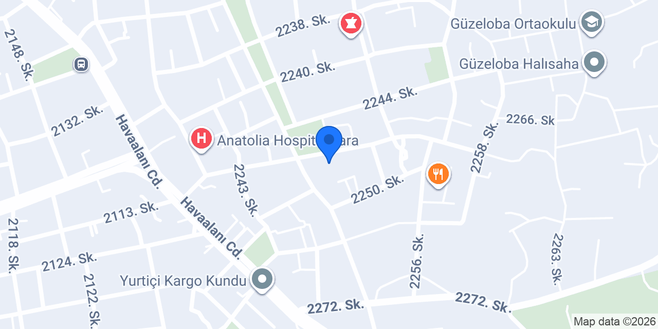 Azizündar Klima Servisi konumu