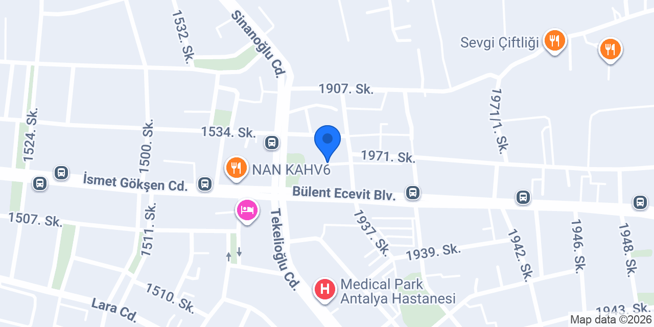 Antalya Koçak İnşaat konumu
