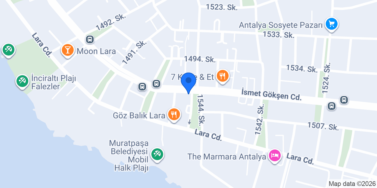 Gülnar Makeup Studio konumu