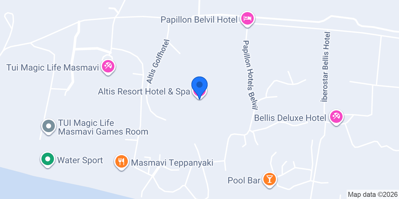 Altis Resort Hotel & Spa konumu