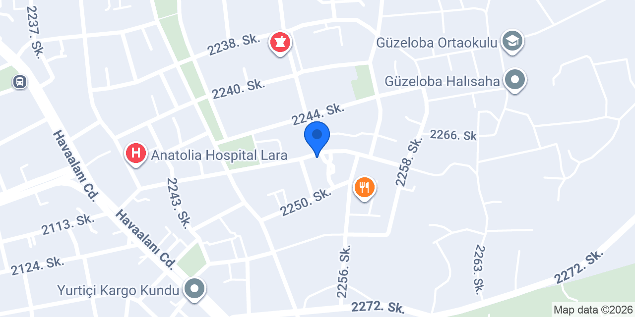 Altın Makas Terzi konumu