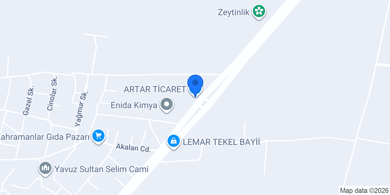 ARTAR TİCARET konumu