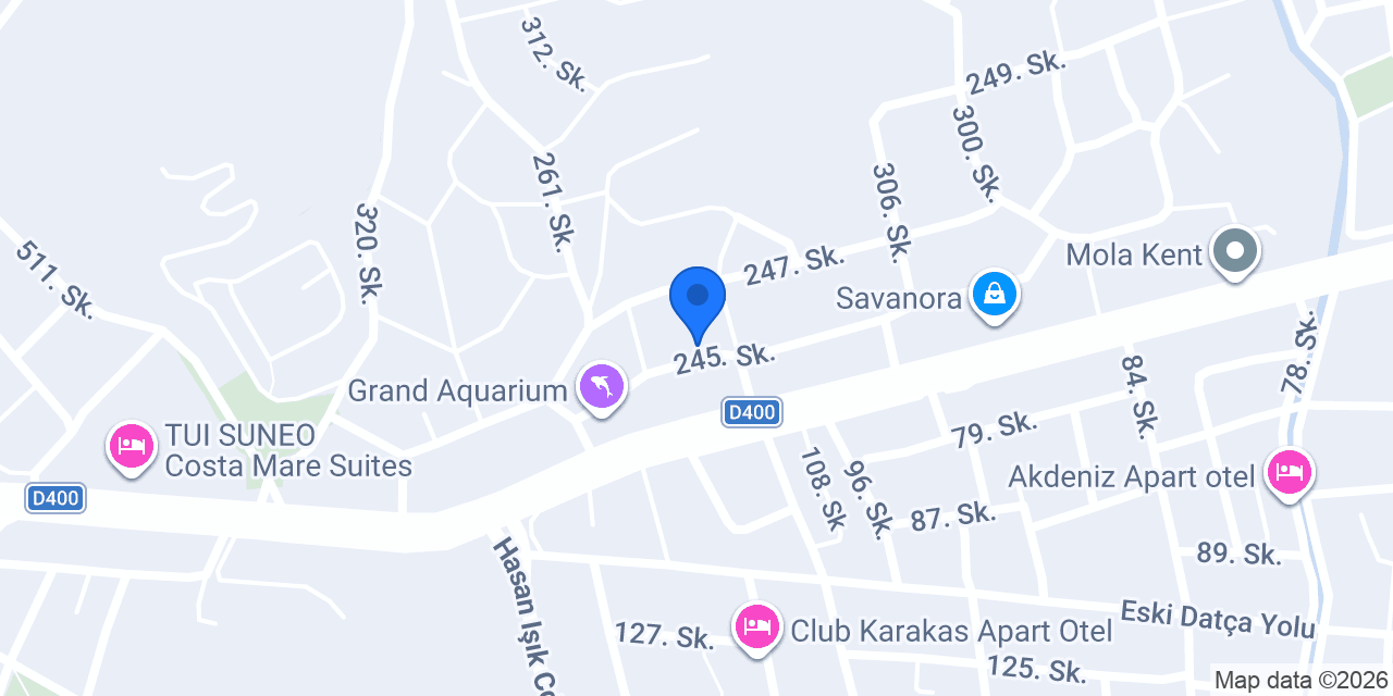 Marmaris Bahçeşehir Koleji konumu