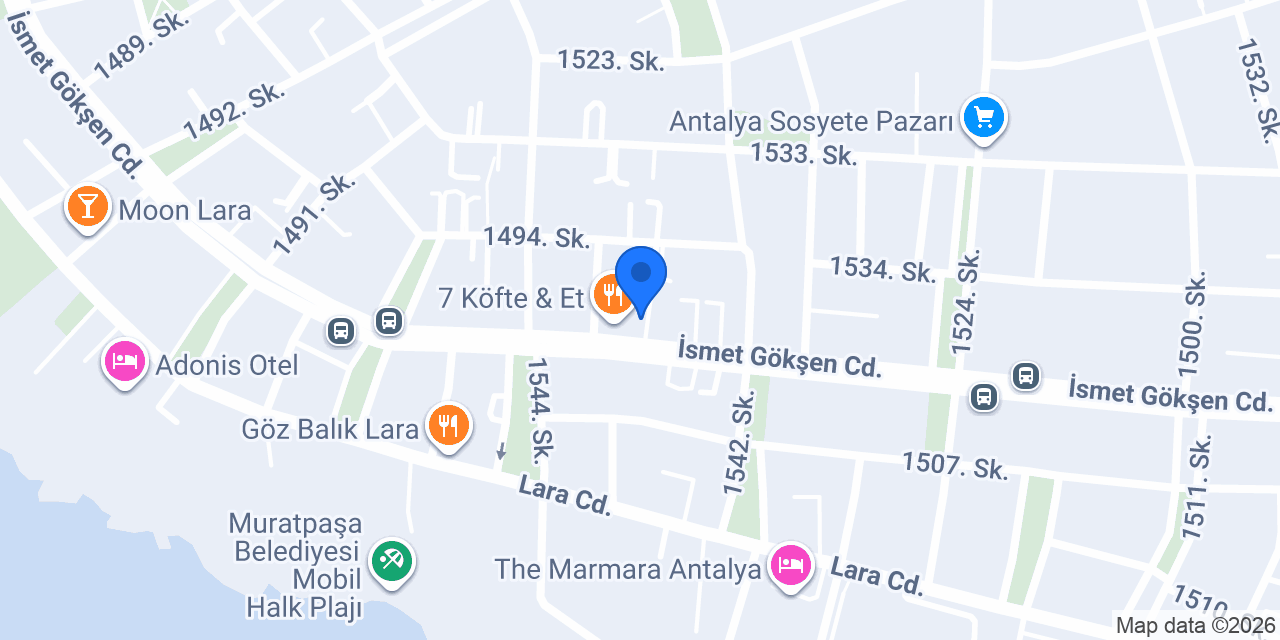 San Kuaför Antalya Lara konumu