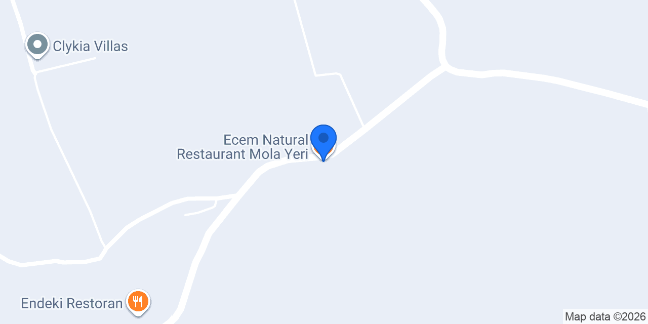 Ecem Natural Restaurant Mola Yeri konumu
