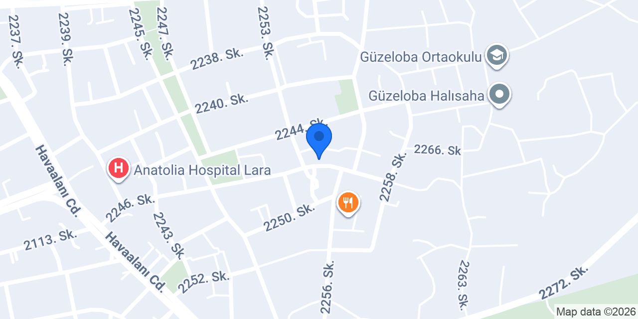 ÇAVDAR GLOBAL ENDÜSTRİ A.Ş. konumu