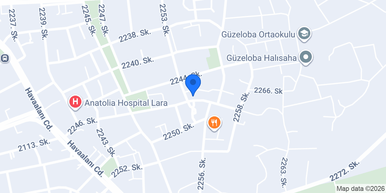 Özdayı Tesisat konumu