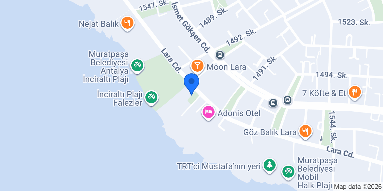 Ola Club Antalya konumu