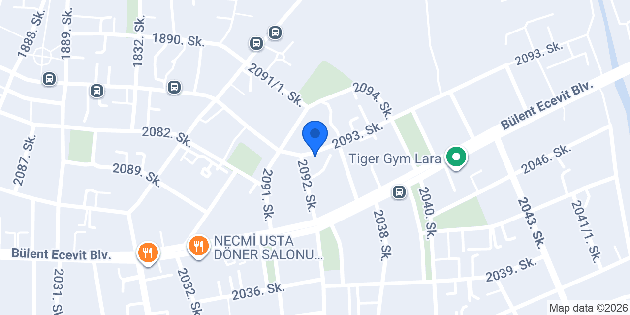Antalya Rent A Car konumu