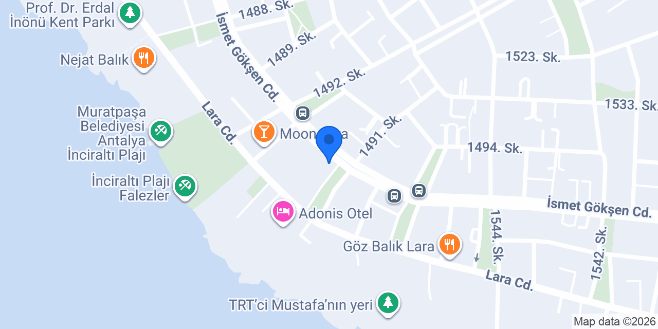 CİX Kuaför Lara konumu