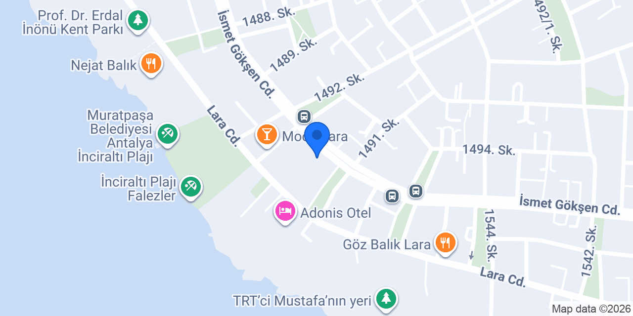 Doç Dr. Yusuf Bozkuş Muayenehanesi konumu