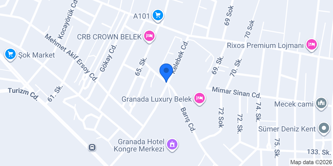 SERİK BELEK UZUNOĞLU SIHHİ TESİSAT konumu