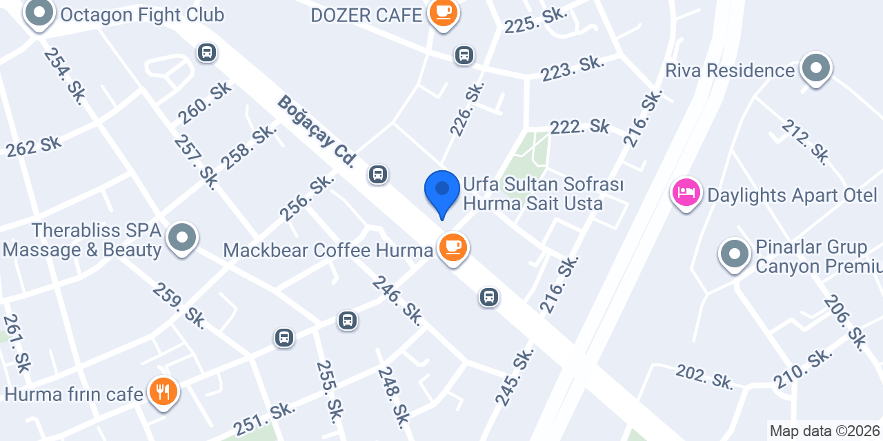 Antalya Boğaçay Aile Sağlığı Merkezi konumu
