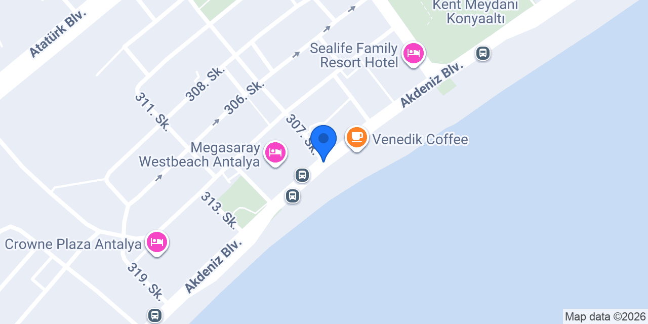 Konyaaltı Bebek Parkı konumu