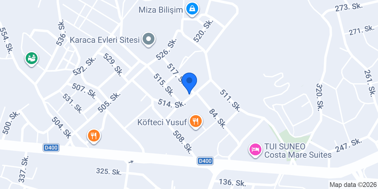 Kaann Grup Marmaris konumu