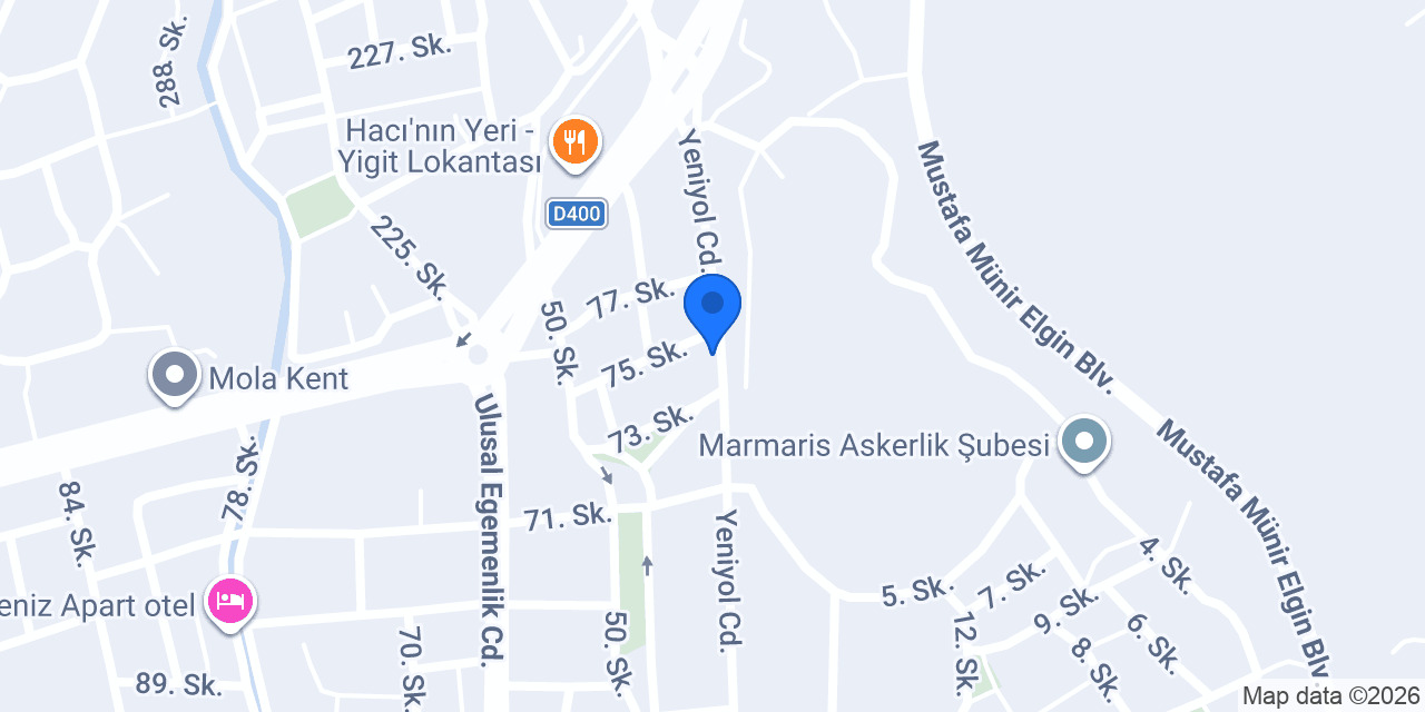 Ekaworks Marmaris Elektrik konumu