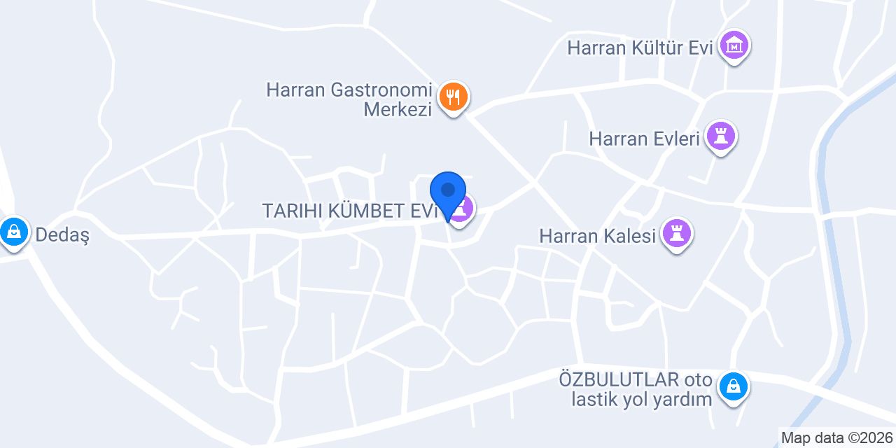 Harran evleri kümbet konumu