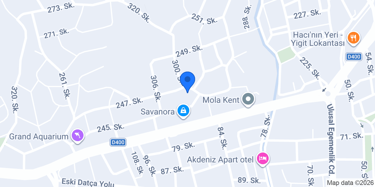 Bulut Rent A Car Marmaris konumu