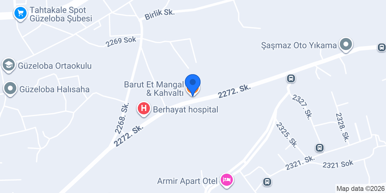Barut Et Mangal & Kahvaltı konumu