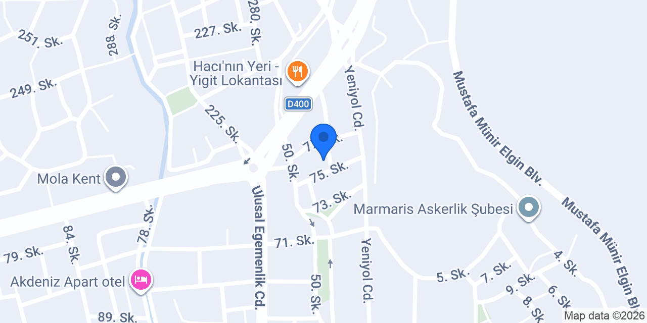 Marmaris Dentals konumu