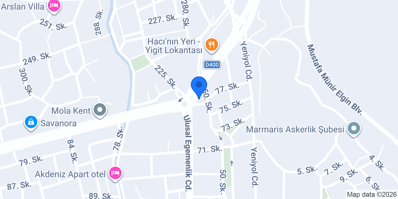 Doğtaş Exclusive Marmaris konumu