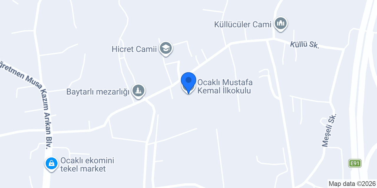 Ocaklı Mustafa Kemal İlkokulu konumu