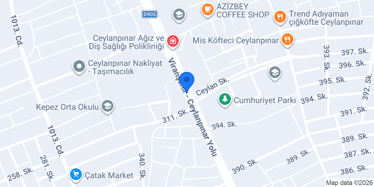 Ebuye Dürüm Express konumu