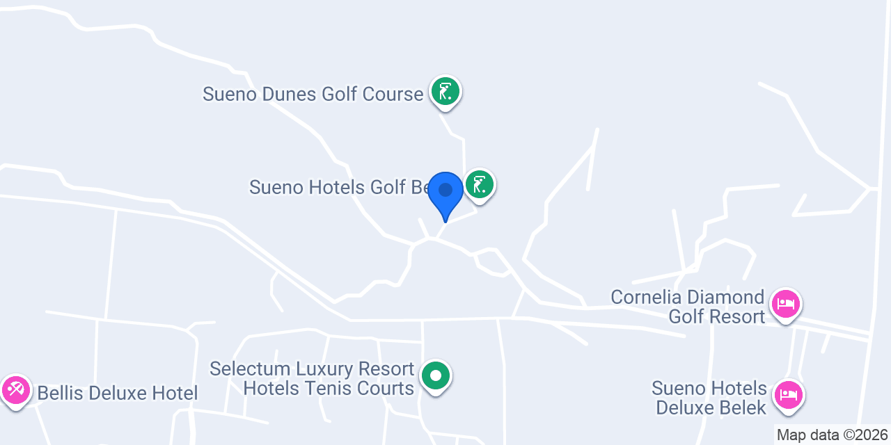 Sueno Golf Club konumu