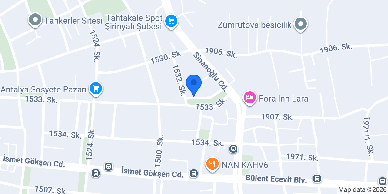 Özel Valide Sultan Kız Öğrenci Yurdu konumu