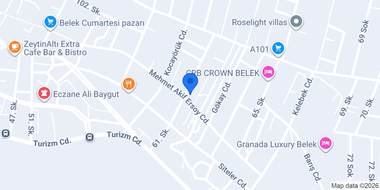 1 Şubat Market konumu