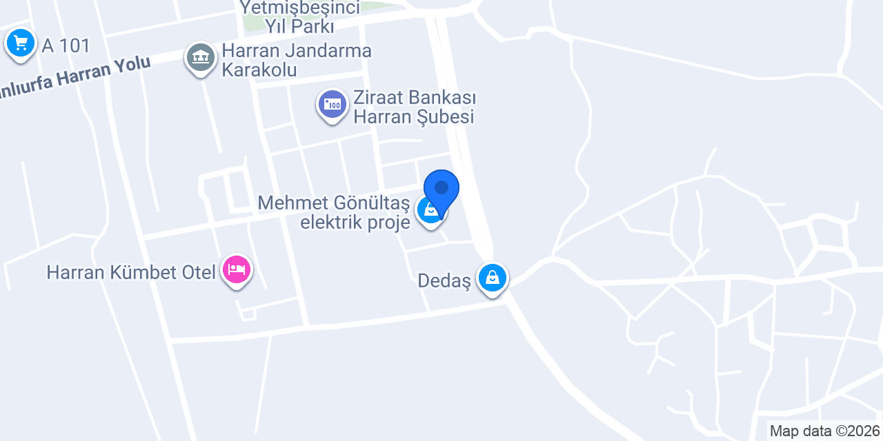 Şanlıurfa Harran Oto Lastikçi tamircisi konumu
