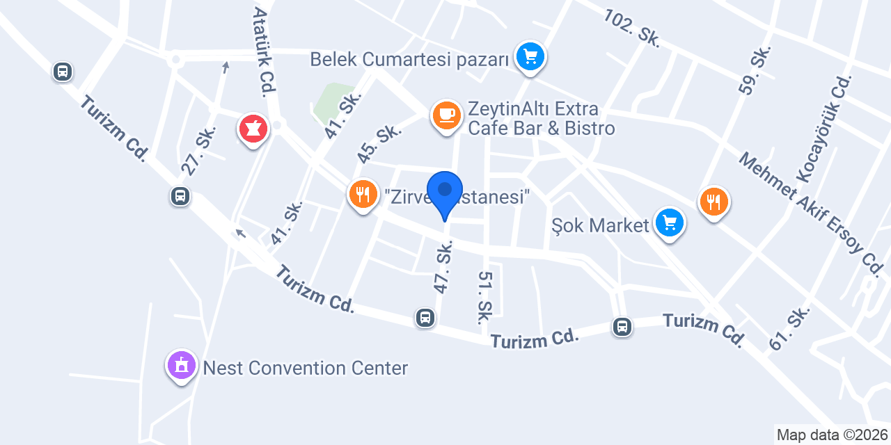 Öykü KURU TEMİZLEME Serik Belek konumu